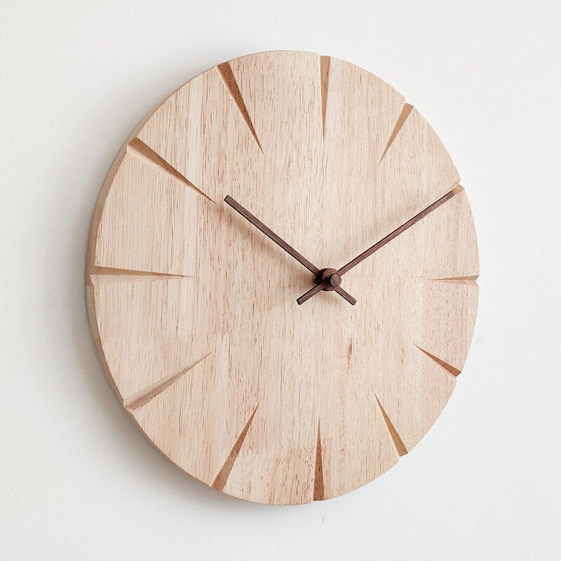Rynx | ElegantWood - Wood Cut Wall Clock