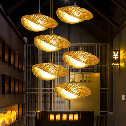 Rynx | Handcrafted Rattan Pendant Light - RayaLicht