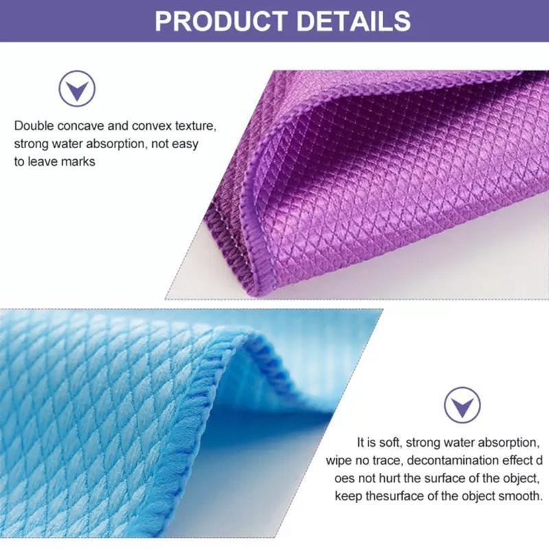 Rynx | Fish scale microfiber polishing cleaning cloth