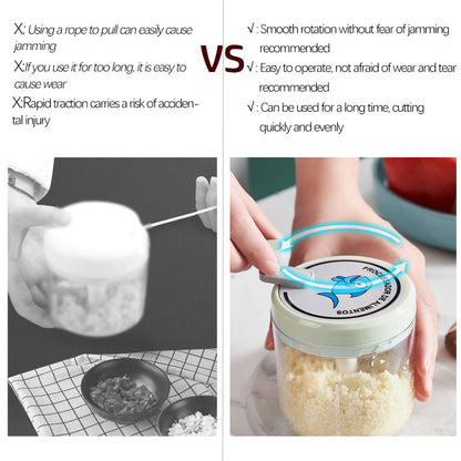 Rynx | Portable Manual Fast Garlic Vegetable Chopper
