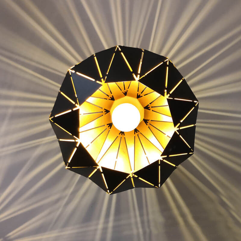 Rynx | CrystalDome Semi-Flush LED Ceiling Light | Modern Design | Diamond Look | Energy Saving | Color Variety