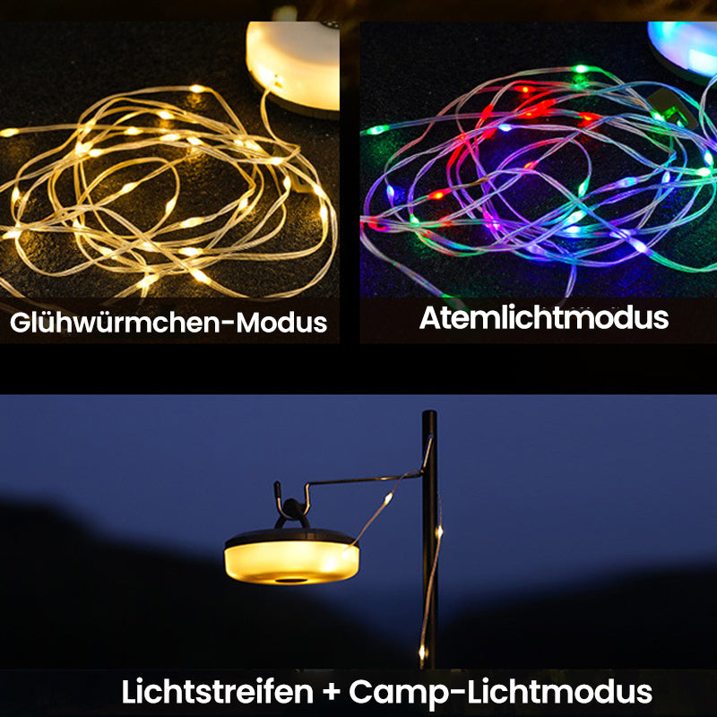 Rynx | Waterproof portable collapsible string lights for outdoor use