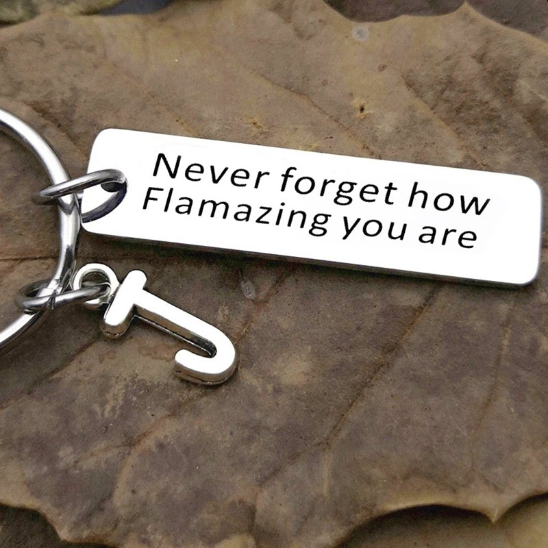 Rynx | Inspiring keychain made of stainless steel