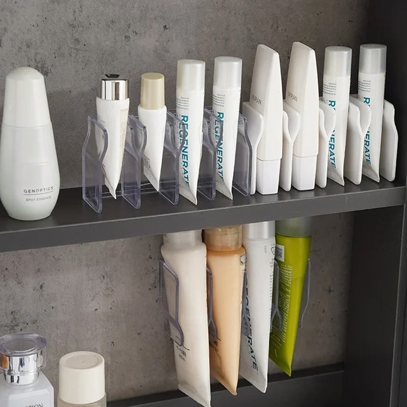 Rynx | Wall-mounted skincare organizer shelf for cleaning products