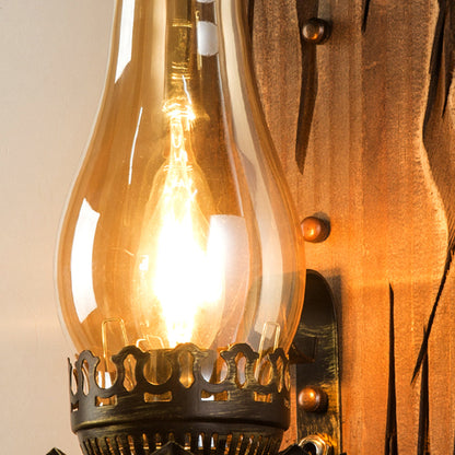 Rynx | Austin Vintage LED Wall Lamp Indoor Living Room/Bedroom Wood