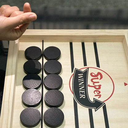 Rynx | Playfun - Double-Sided Sling Puck Board Game - Family Fun For Everyone