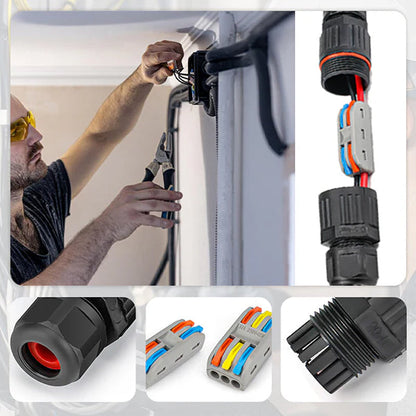 Rynx | Weatherproof electric cable connector for outdoor use