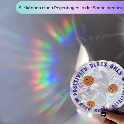 Rynx | PVC Colorful Adsorption Rainbow Glass Window Stickers, 6 pcs