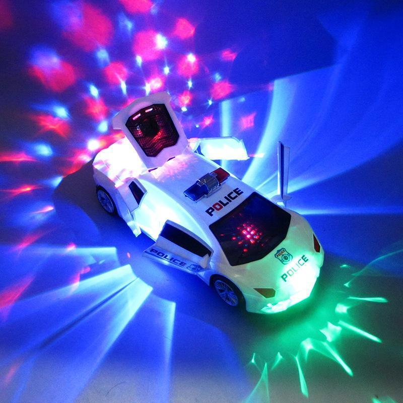 Rynx | 360 Degree Steering Wheel Musical LED that Illuminates Electronic Police Car