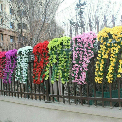 Rynx | Lively Artificial Hanging Orchid Bouquet