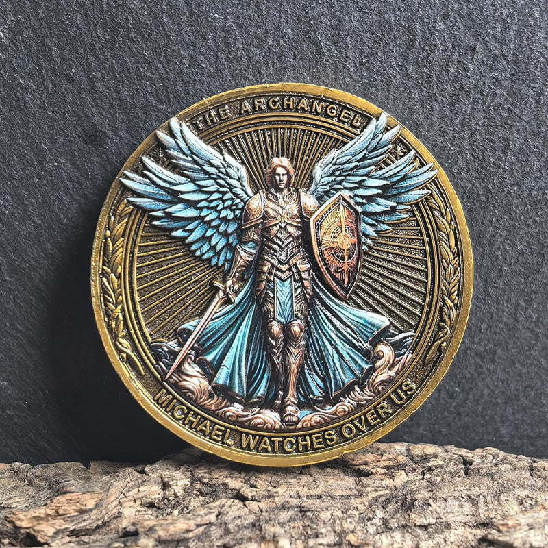 RYNX | The Archangel Michael Watches Over Us Challenge Coin