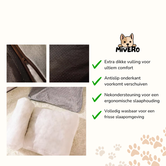Rynx | FluffRest - Non-slip Ergonomic Cat and Dog Bed