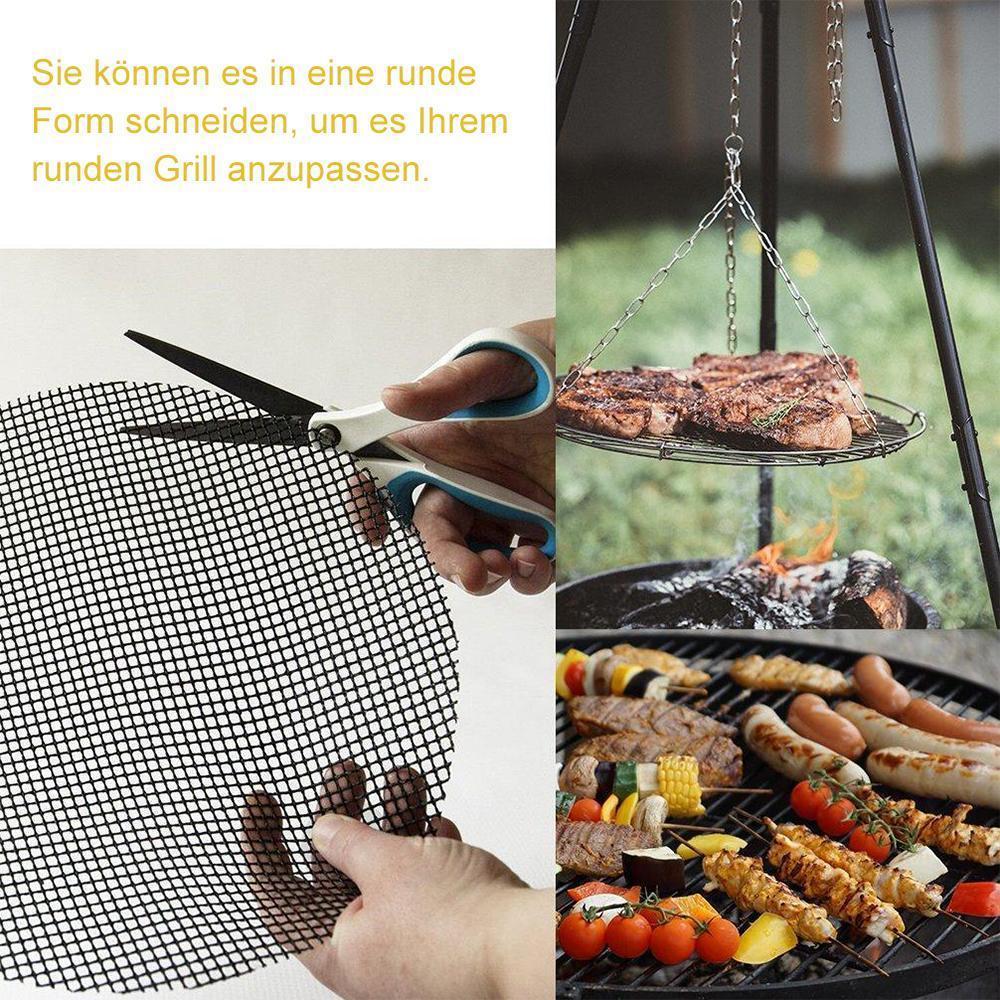 Rynx | Teflon mesh grill mat non-stick reusable, rectangular 33x40 cm, 1/3 pc