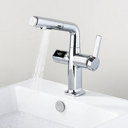 Rynx | Elegant House Brass Aqua View Bathroom Digital Faucet