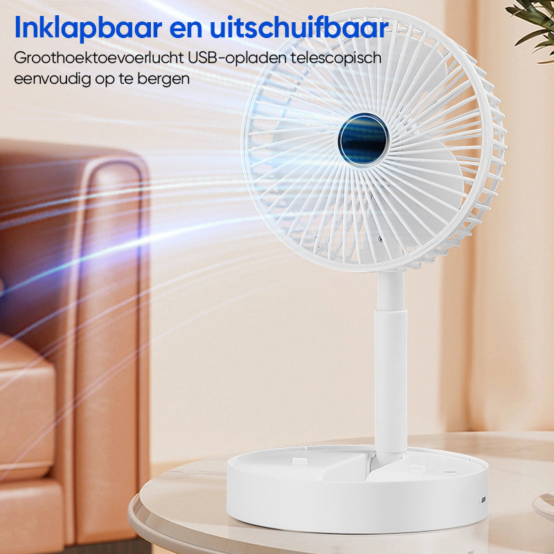 Rynx | Rechargeable Foldable Telescopic Table Fan