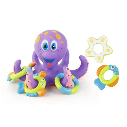 RYNX | Children's Octopus Bath Toy with 5 Rings
