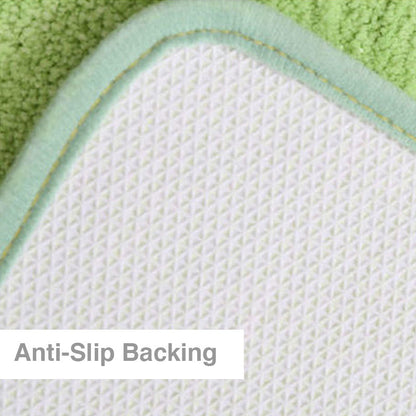 Rynx | Blue solid woven bath mat