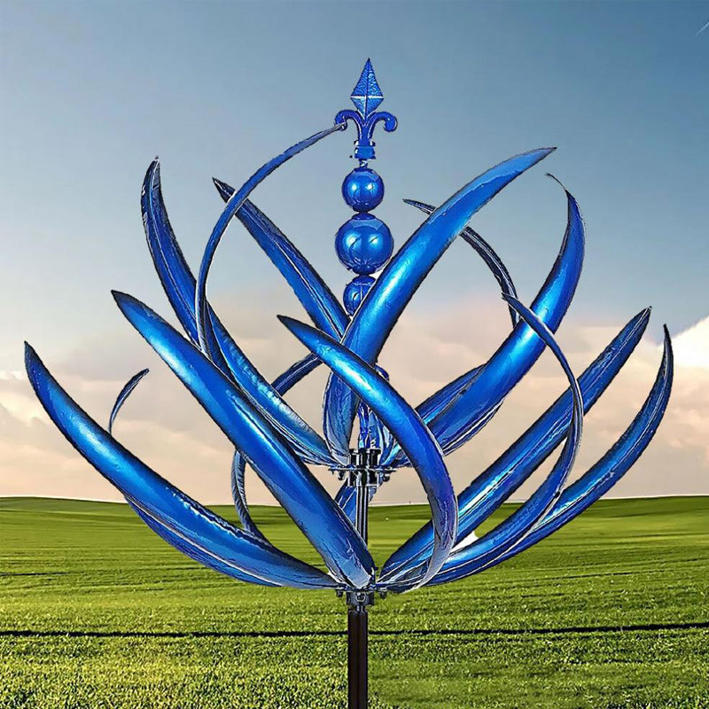 Rynx | Blue Wind Spinner made of Metal