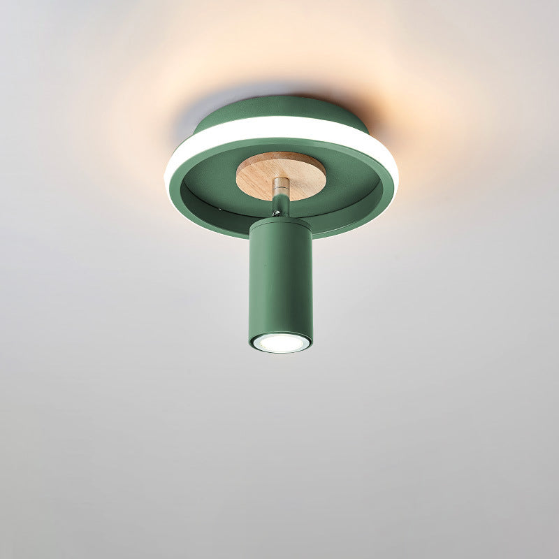Rynx | IronLume Industrial Flush Spotlight | Modern Loft Style | 1-Light Ceiling Light | Sturdy Lighting for Home