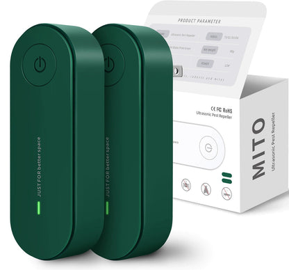 RYNX | Ultrasonic Pest Repeller – Plug-In Insect & Mosquito Deterrent (Set of 2)