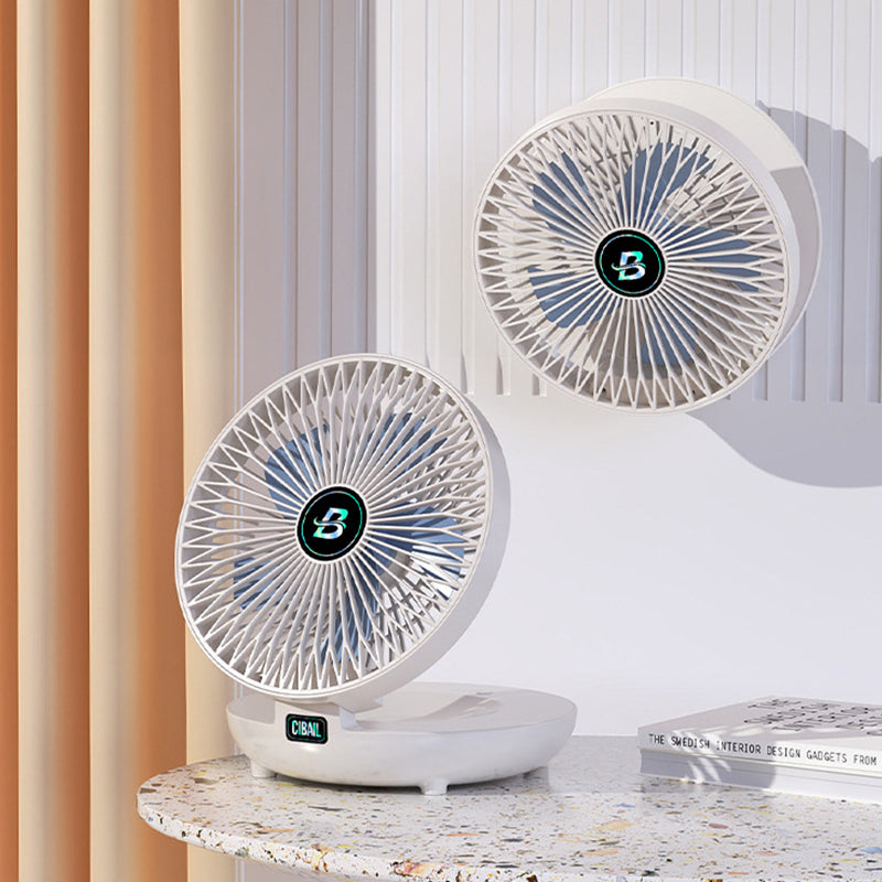 Rynx | Portable Mini Desk Fan, USB Rechargeable Adjustable Wall Fan