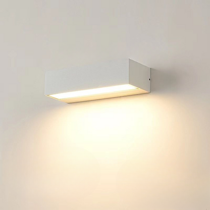 Rynx | Minimalist White Leather-Wall Lamp