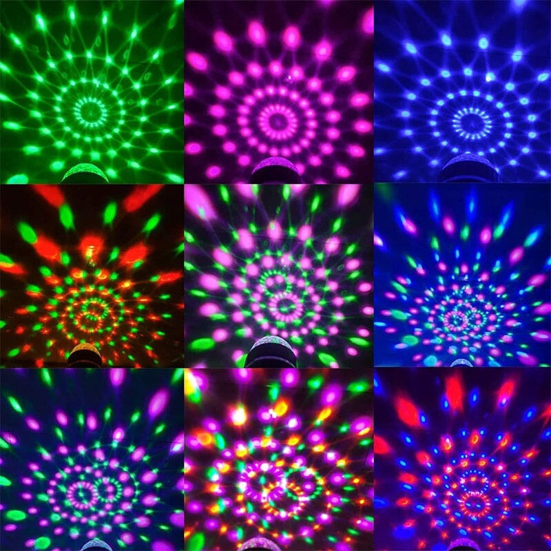 Rynx | LED Disco Ball Colorful Rotating Light Bulb