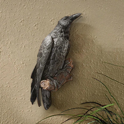Rynx | Noctura Realistic Decorative Raven – Mood-Enhancing Decoration for Home & Garden