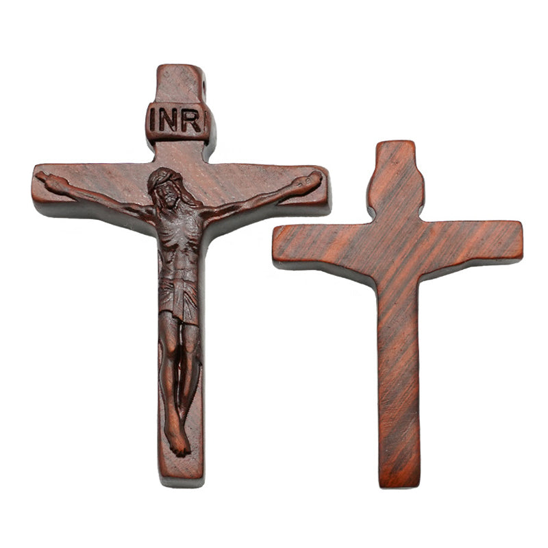Rynx | Jesus-Cross-Necklace made of Wood