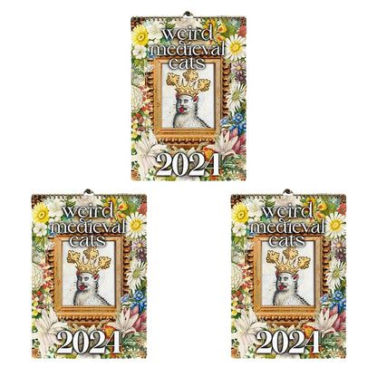Rynx | Strange Medieval Cats Wall Calendar 2024