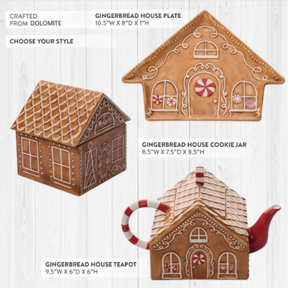 Rynx | Christmas gingerbread house serving collection, choose your style