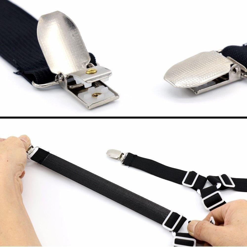Rynx | Bed sheet fasteners, 8 adjustable triangle rubber bands