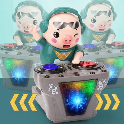 Rynx | DJ swinging pig toy