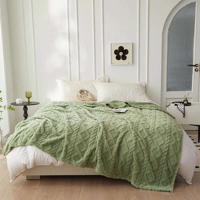 RYNX | Luxury Lambswool Blanket for Bedroom