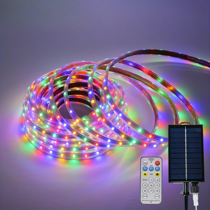 Rynx | SolarFlex - Solar Energy Flexible LED Strip Lighting Colored Light