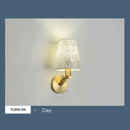Rynx | Light Bloom - Modern Fabrics Dome Wall Lamp