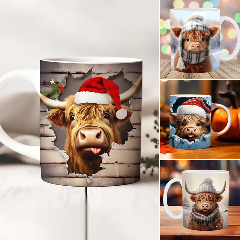 Rynx | Highland Cow Ceramic Mug