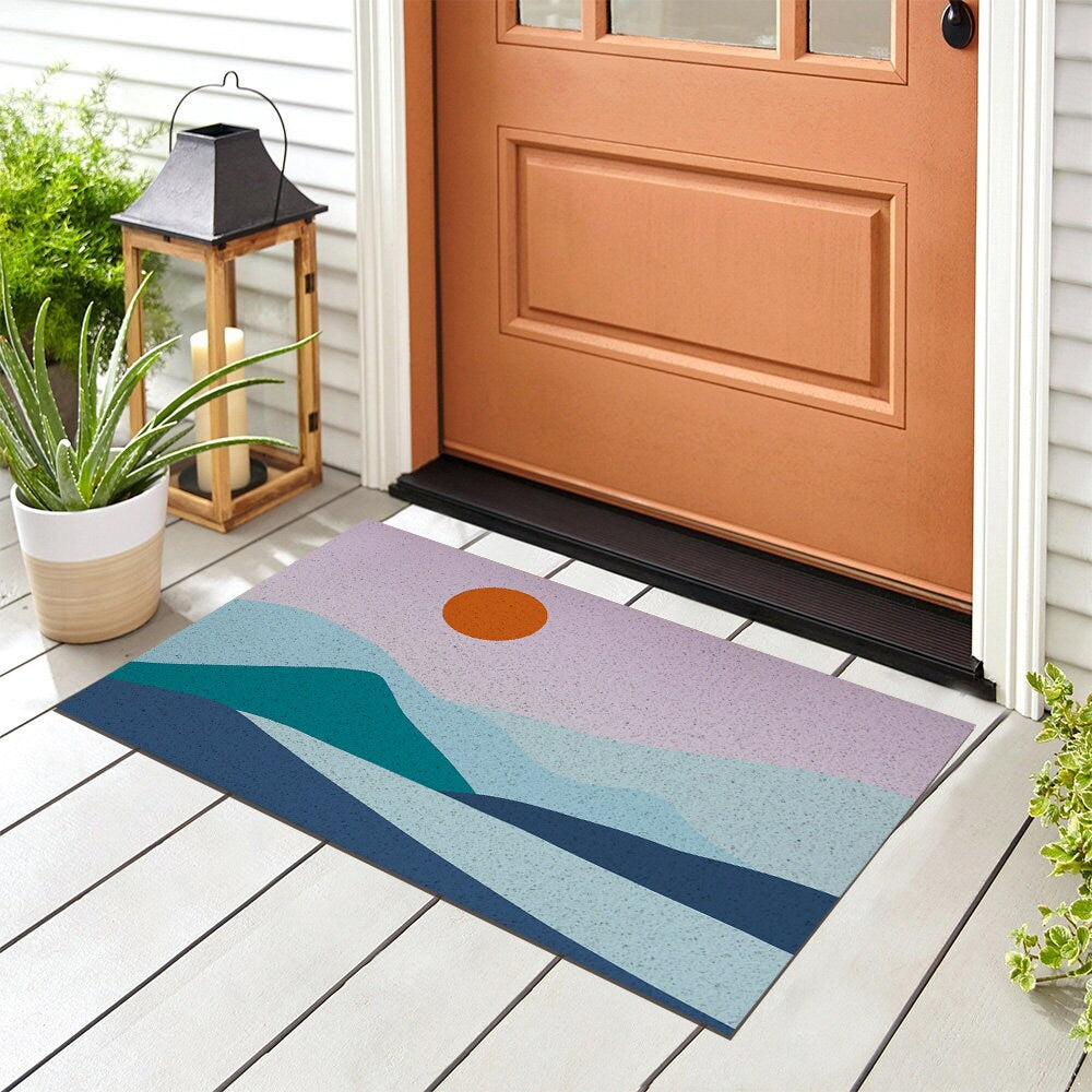 Rynx | Purple Mountain Sunrise PVC Entrance Mat