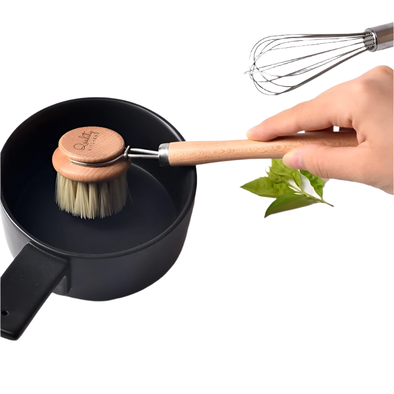 Rynx | ScrubNest Durable Dish Brush with Short Round Handles