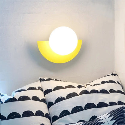 Rynx | Valentina Modern LED Wall Lamp Metal Glass Bedroom Living Room