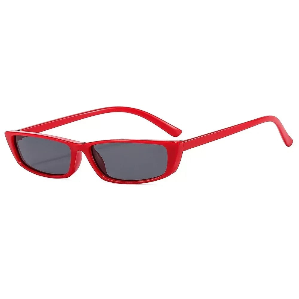 RYNX | Shades – Retro Rectangular Sunglasses Red