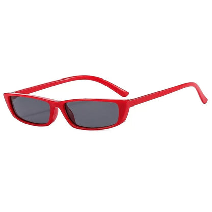 RYNX | Shades – Retro Rectangular Sunglasses Red
