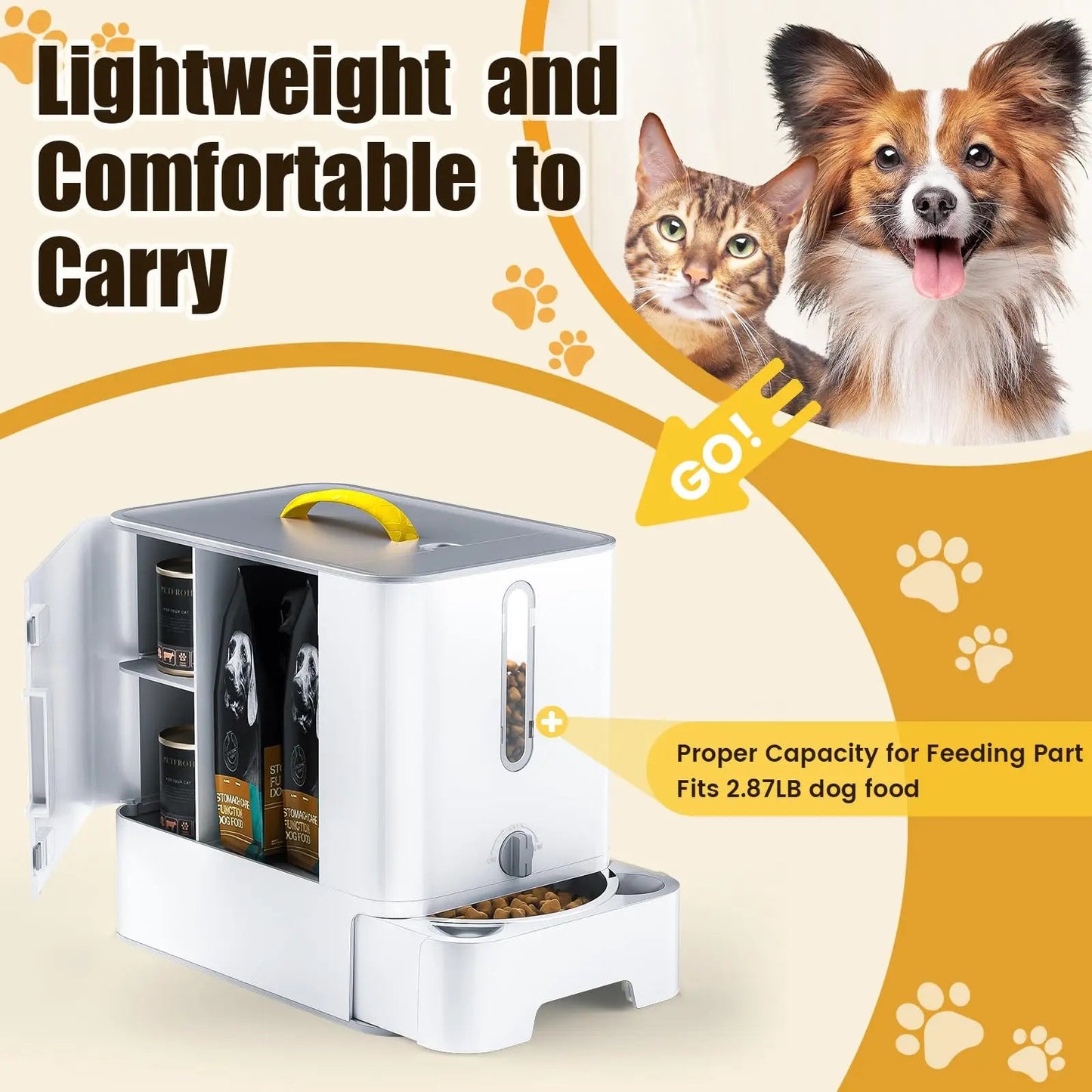 Rynx | Waterproof Pet Dog Food Storage Tank and Feeding Station
