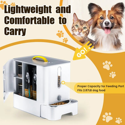Rynx | Waterproof Pet Dog Food Storage Tank and Feeding Station