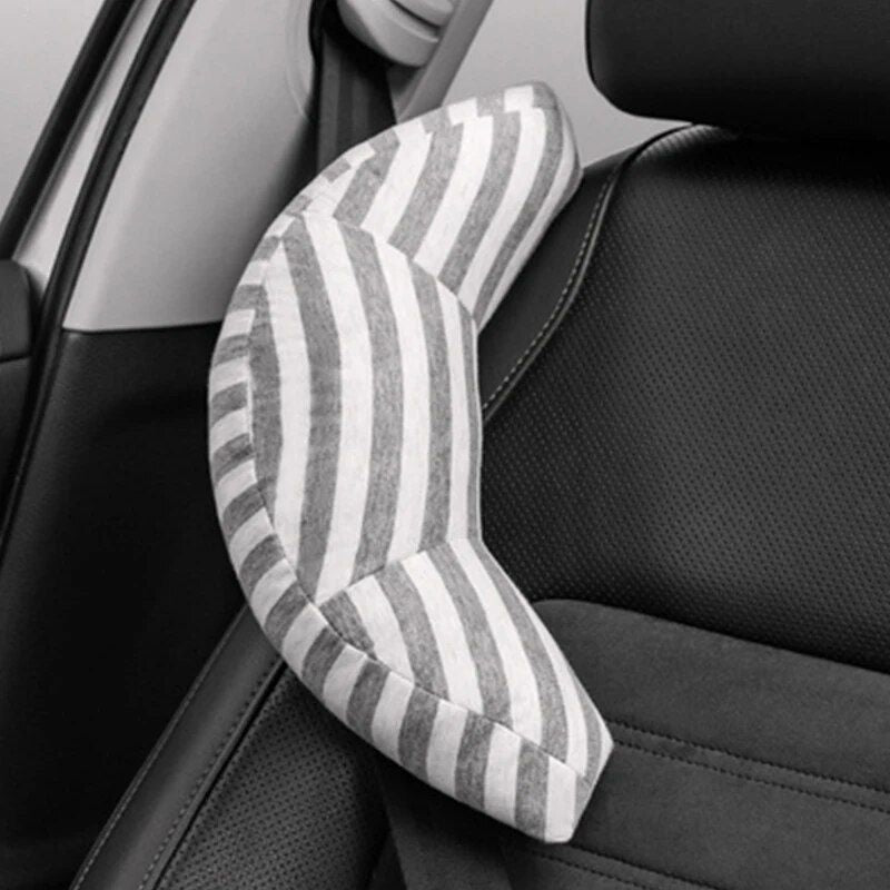 Rynx | Kid's Car Seat Headrest & Neck Support - Sleep Cushion with Adjustable Belt Pad
