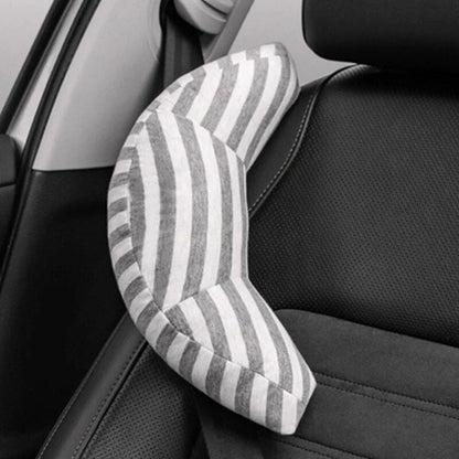 Rynx | Kid's Car Seat Headrest & Neck Support - Sleep Cushion with Adjustable Belt Pad