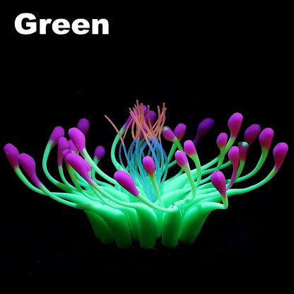 Rynx | Aquarium Glowing Coral Effect Silicone Decoration