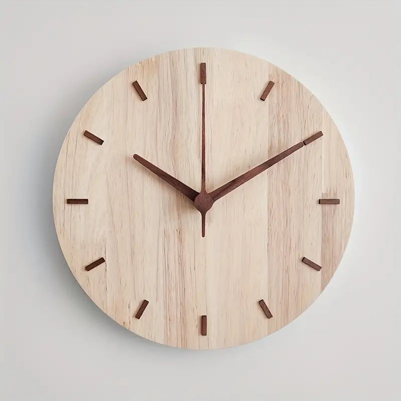 Rynx | Minimalist Aesthetic Wall Clock Made of Wood