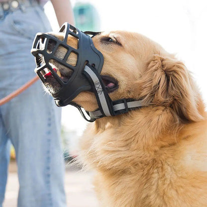 Rynx | Breathable Anti-Barking Dog Muzzle for Medium and Large Breeds