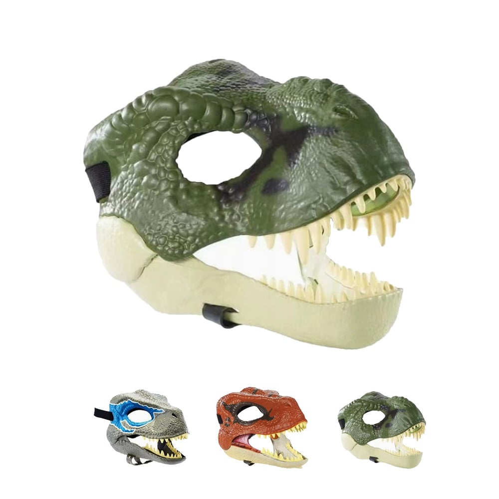 Rynx | Dinosaur mask with movable jaw – Also suitable for dogs